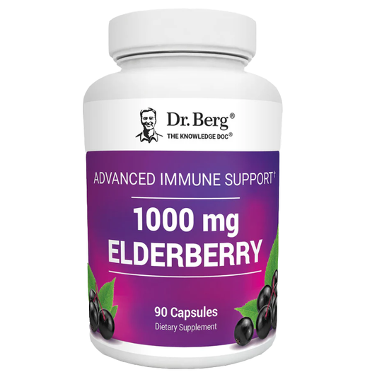Advanced Immune Support with Elderberry – 1000 mg of Black Elderberry with Vitamin D3 & Zinc – 90 Vegetable Capsules|高級免疫支援與接骨木果 – 1000毫克黑接骨木果含維生素D3和鋅 – 90粒素食膠囊