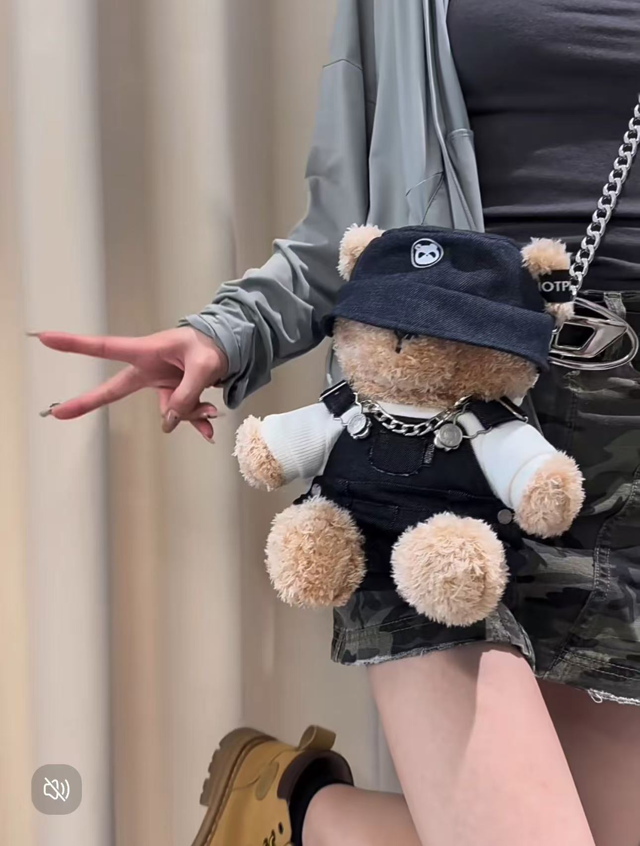 HOTPLUS bear thermos cup for women with good looks and cute water cup, birthday gift for couples, Chinese Valentine's Day (limited time offer, get a free bear sweater with purchase)
