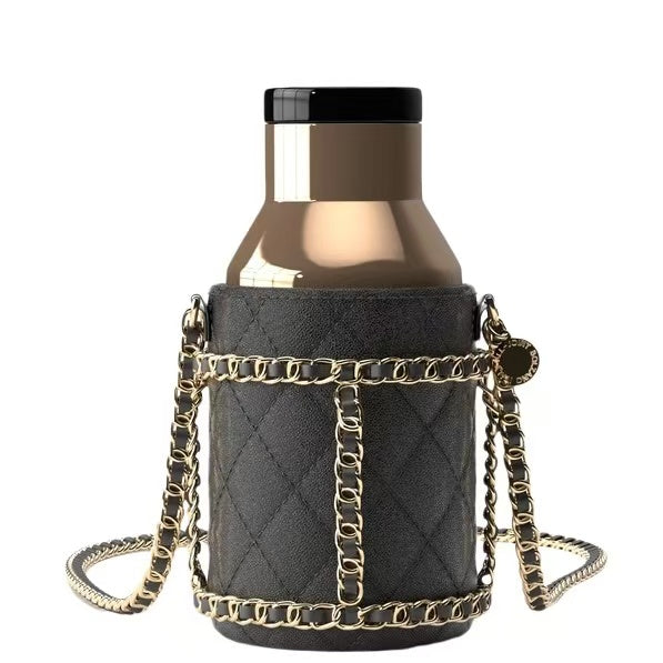 You only ALLJOINT thermos cup for women, portable, compact, cross-body, high-looking, cute girls' water cup, stainless steel