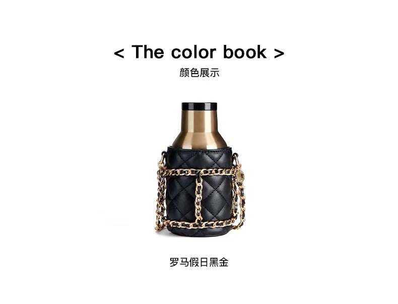 You only ALLJOINT thermos cup for women, portable, compact, cross-body, high-looking, cute girls' water cup, stainless steel