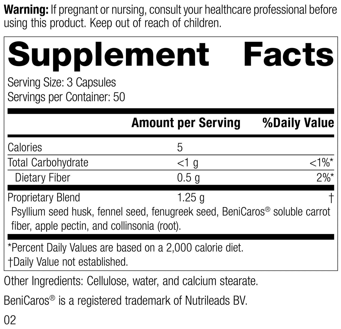 (PRE-ORDER) Gastro-Fiber®, 150 Capsules