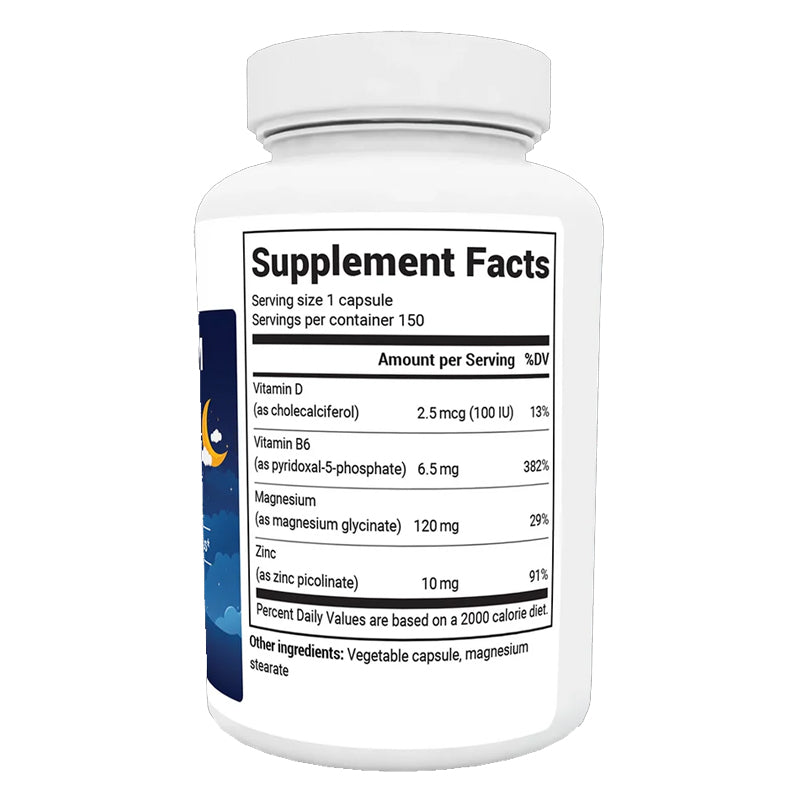 Magnesium Glycinate - capsules|Magnesium Glycinate - with Vitamin D3 B6 and Zinc - Vegetarian Capsules