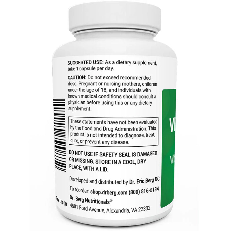 Naturally Sourced Vitamin B12 - 1000 mcg Methylcobalamin - With B Complex & Magnesium - 60 Capsules