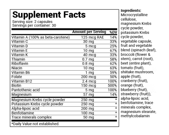 Keto Energy|Keto Energy 60 Capsules