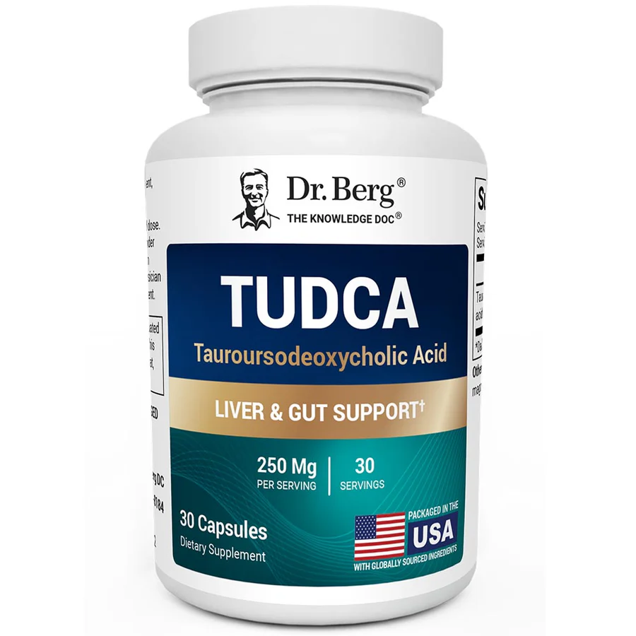 TUDCA - 250 毫克牛磺熊去氧膽酸 - 30 粒素食膠囊(TUDCA - 250 mg of Tauroursodeoxycholic Acid - 30 Vegetable Capsules)