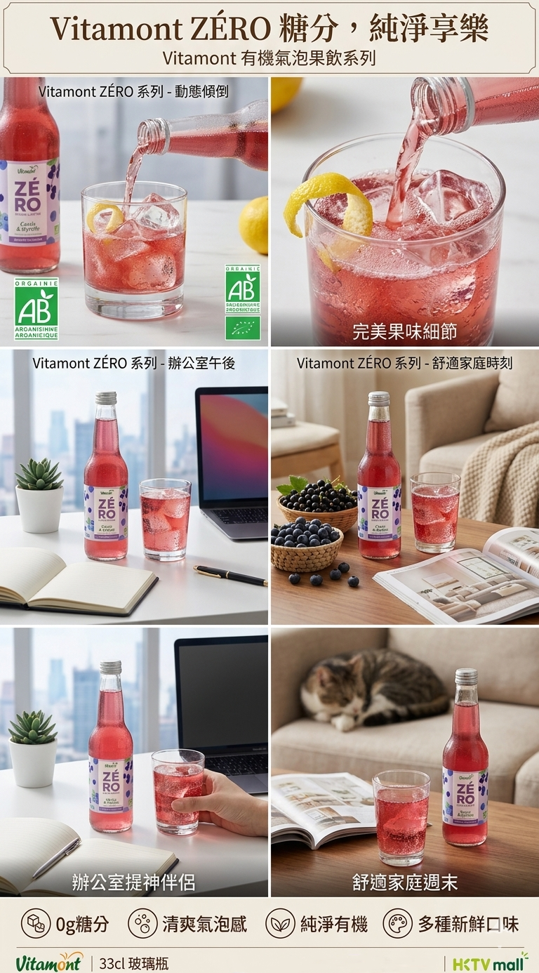 法國有機無添加糖系列 - 黑加侖子藍莓 (Blackcurrant Blueberry) 氣泡果飲法國原裝進口,開啟「輕盈感」的莓果盛宴!