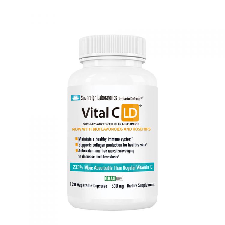 初乳 BioPRP 免疫肽粉 :: 6 盎司+Vital C-LD® 胶囊 - 120 粒 520 毫克