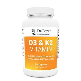 Dr. Berg's Vitamin D3 K2｜Vitamin D3&amp;K2