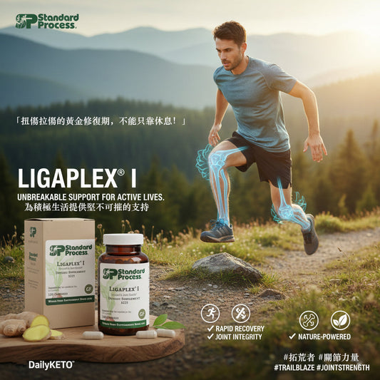 【專業修復指南】運動扭傷、韌帶拉傷怎麼辦？深入解析 Ligaplex I 的全食物修復力