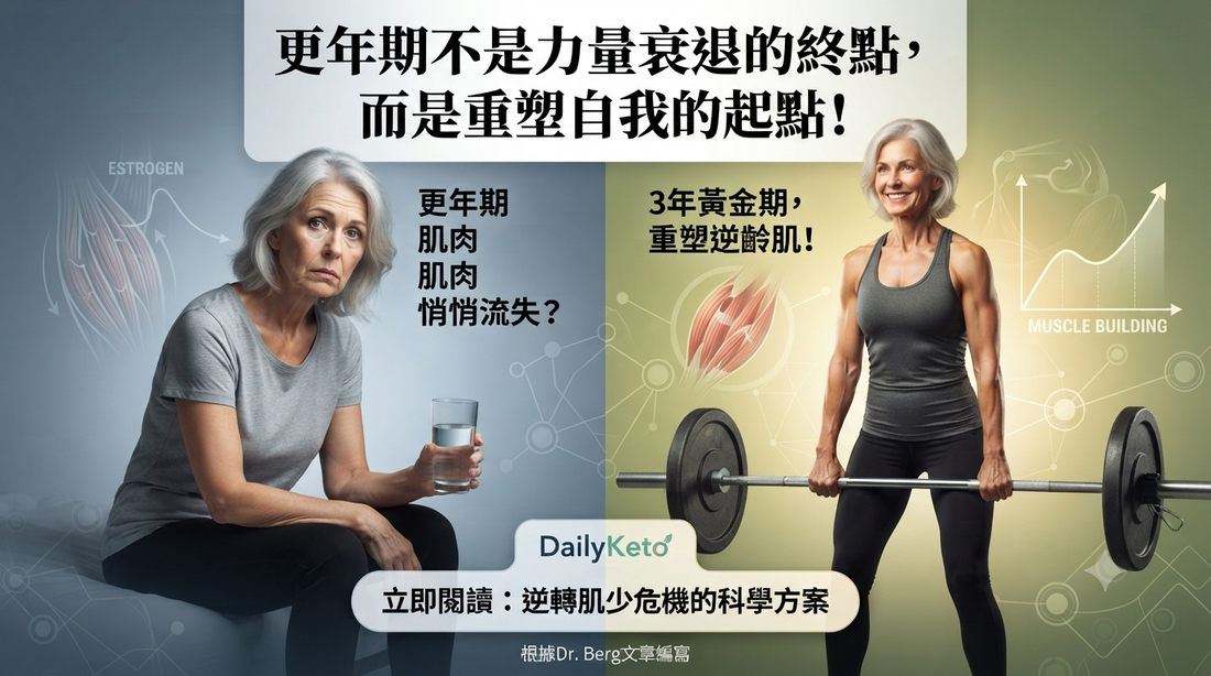 更年期女性如何對抗肌肉流失？重塑力量與代謝健康的關鍵指南