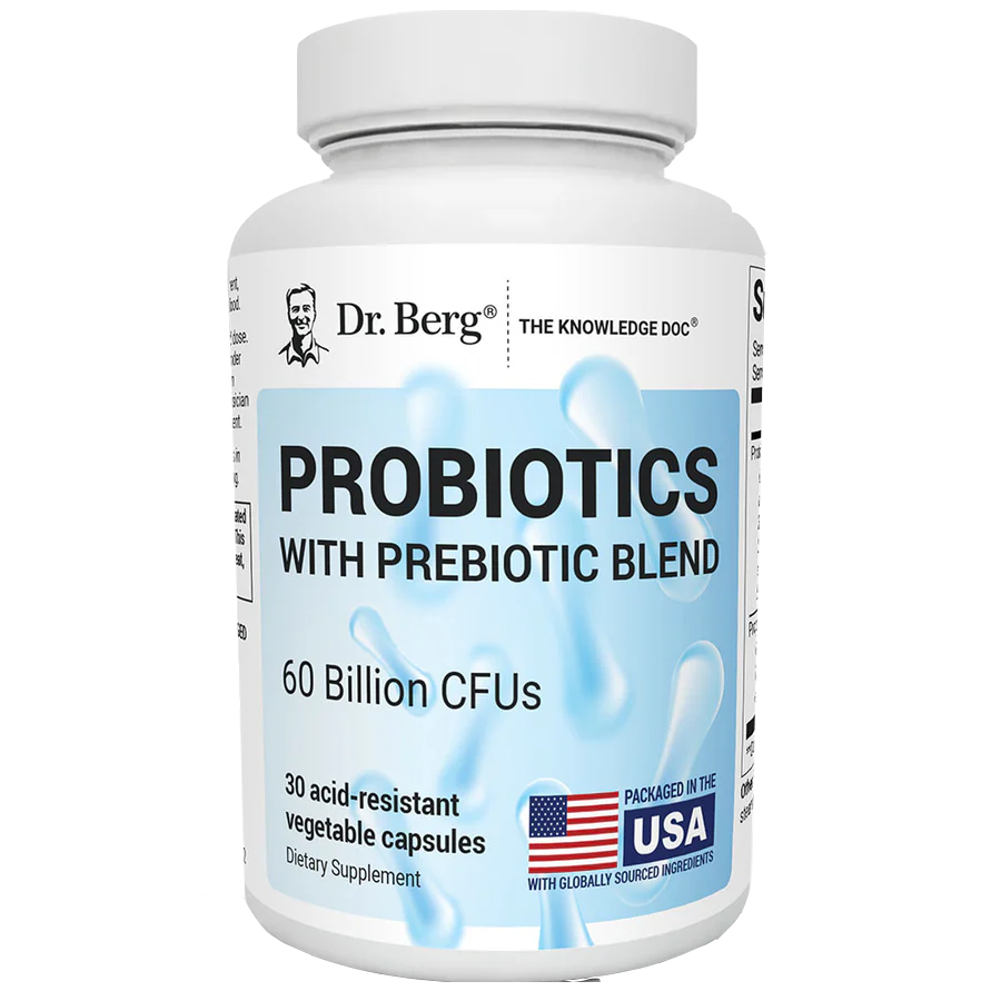 （預訂PRE-ORDER)60 Billion Probiotic Probiotic with Prebiotic Blend - 30 Vegetable Capsules|600亿益生菌含益生元混合物的益生菌 - 30 粒素食膠囊