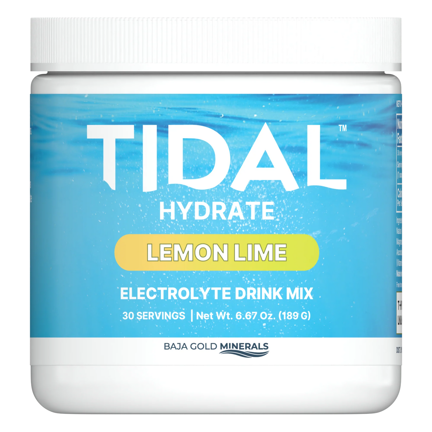[新品搶先預售中】TIDAL™ Hydrate / Hydrate Core 日常深層水合電解質粉（日常清爽補水 / 原味純粹版）