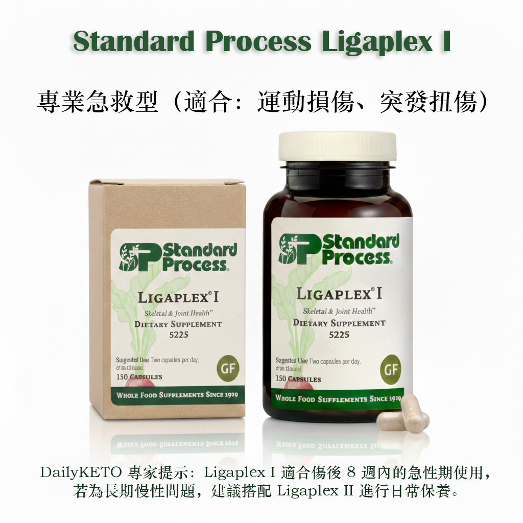 Standard Process Ligaplex® I (150粒)｜急救關節扭傷拉傷、術後組織修復，全食物營養支持行動力