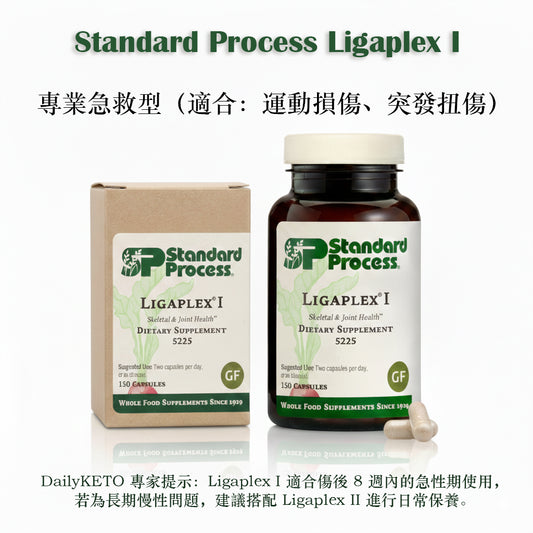 Standard Process Ligaplex® I (150粒)｜急救關節扭傷拉傷、術後組織修復，全食物營養支持行動力