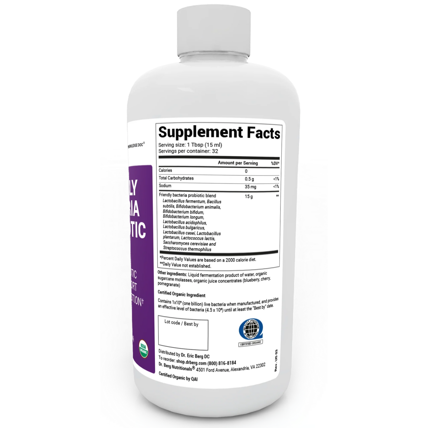 Friendly Bacteria Probiotic Liquid｜Friendly Bacteria Probiotic Liquid 500ML 