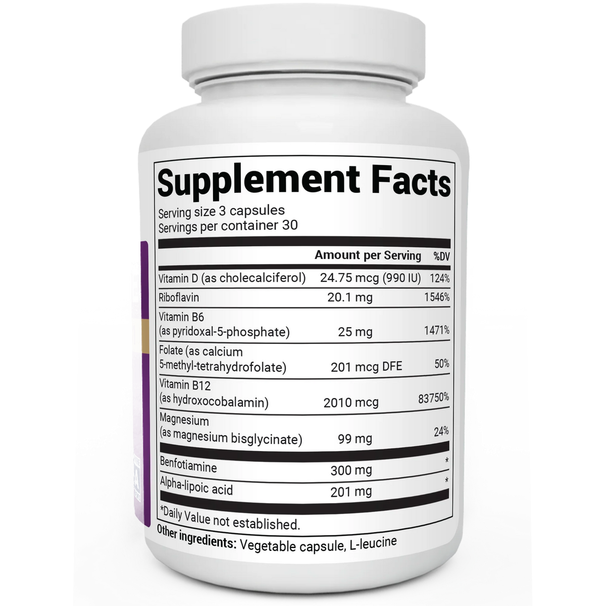 Dr. Berg Benfotiamine – 300 mg, 30-Day Supply｜🧠 Dr. Berg 强效本福硫胺复合胶囊（苯硫胺 300mg）