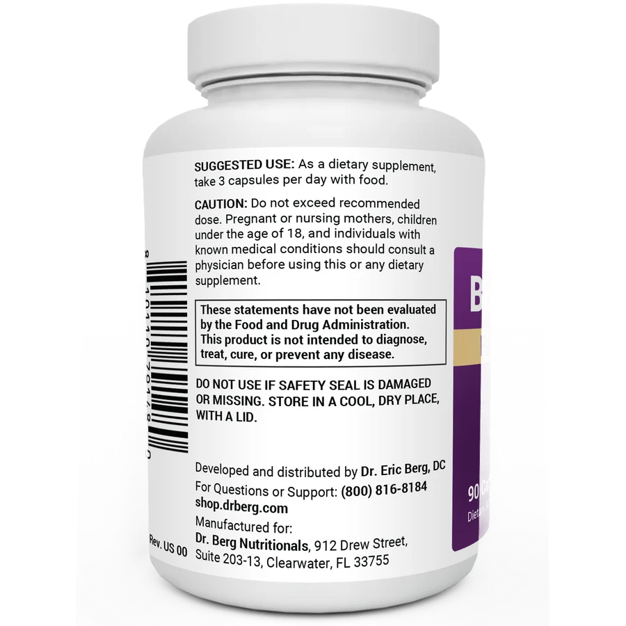Dr. Berg Benfotiamine – 300 mg, 30-Day Supply｜🧠 Dr. Berg 强效本福硫胺复合胶囊（苯硫胺 300mg）
