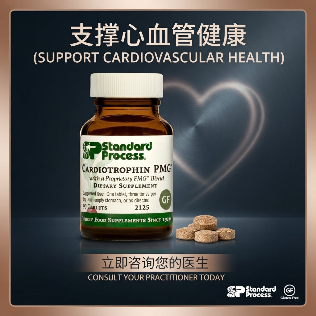 Standard Process Cardiotrophin PMG® (90片) | 心肌健康與日常營養支持