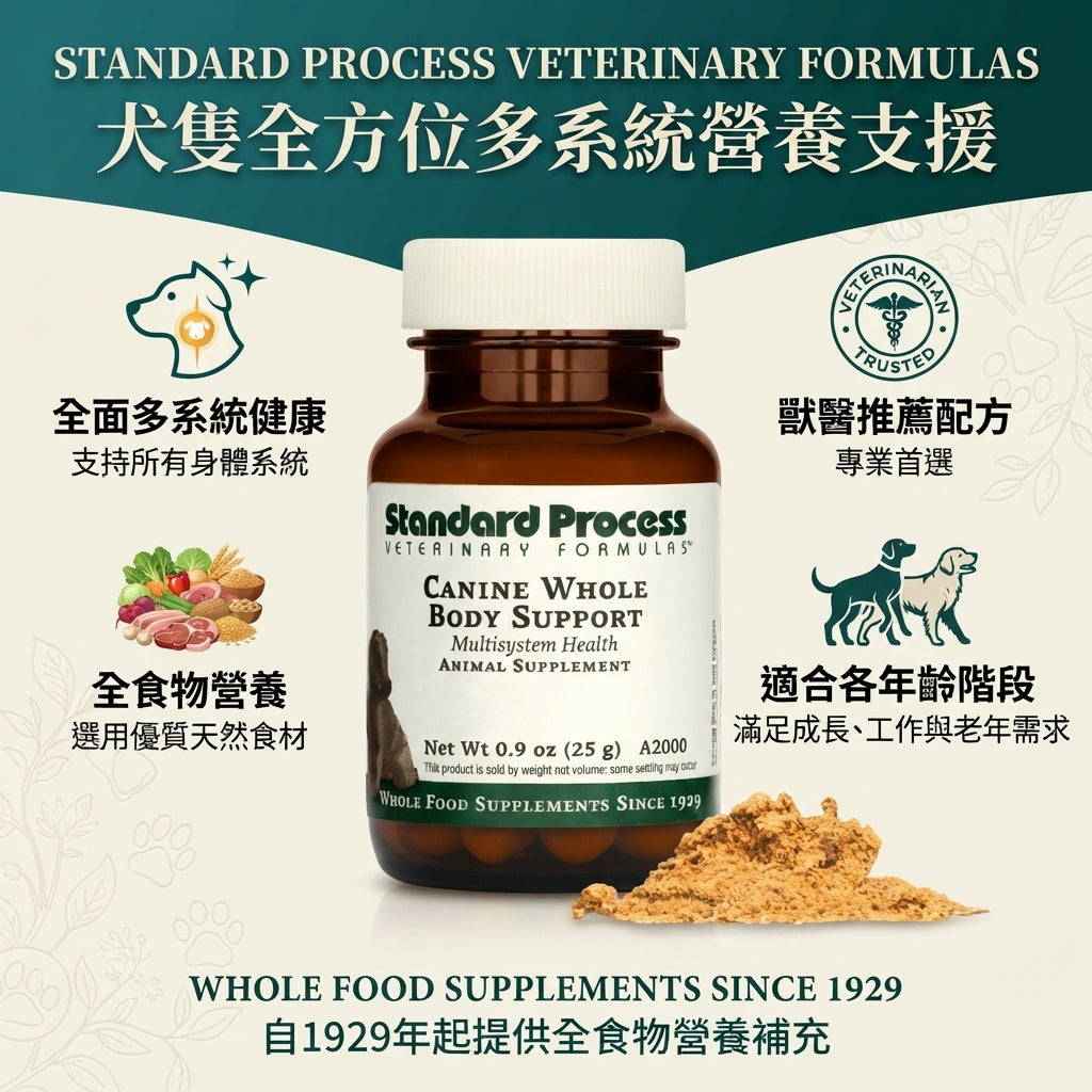 Standard Process Canine Whole Body Support 犬隻全方位全身保健粉 (0.9 oz / 25 g)