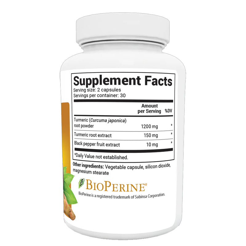 Turmeric Curcumin with Bioperine｜姜黄姜黄素与胡椒素60粒