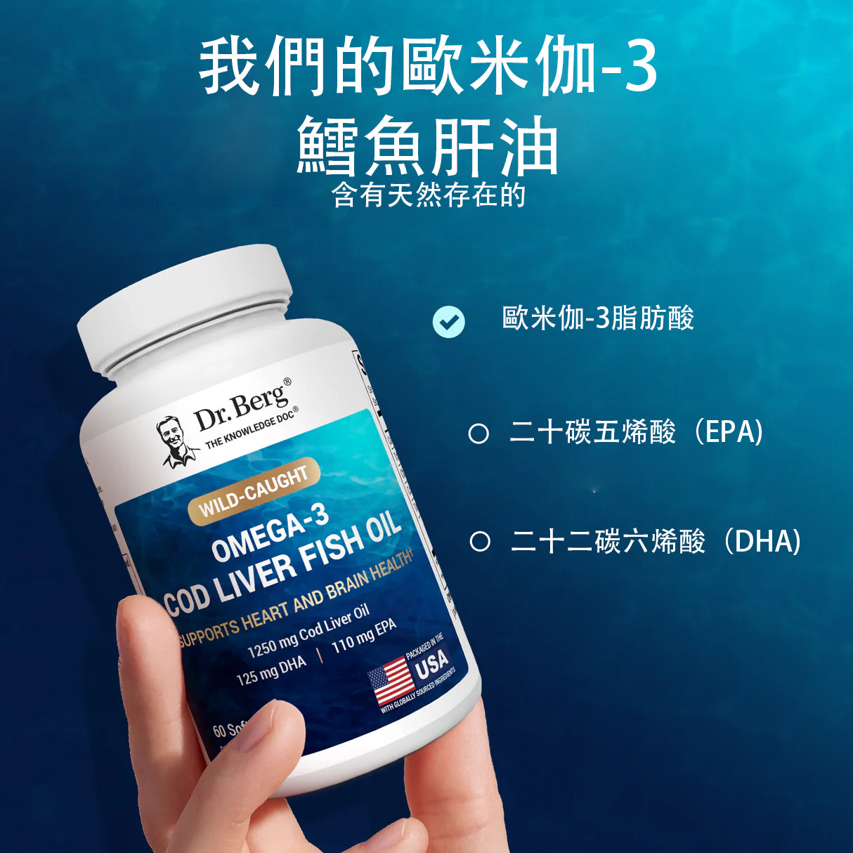 新品上市|鱈魚肝油膠囊Cod Liver Oil Capsules