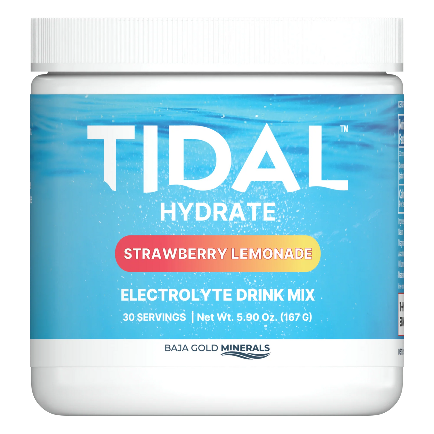 [新品搶先預售中】TIDAL™ Hydrate / Hydrate Core 日常深層水合電解質粉（日常清爽補水 / 原味純粹版）