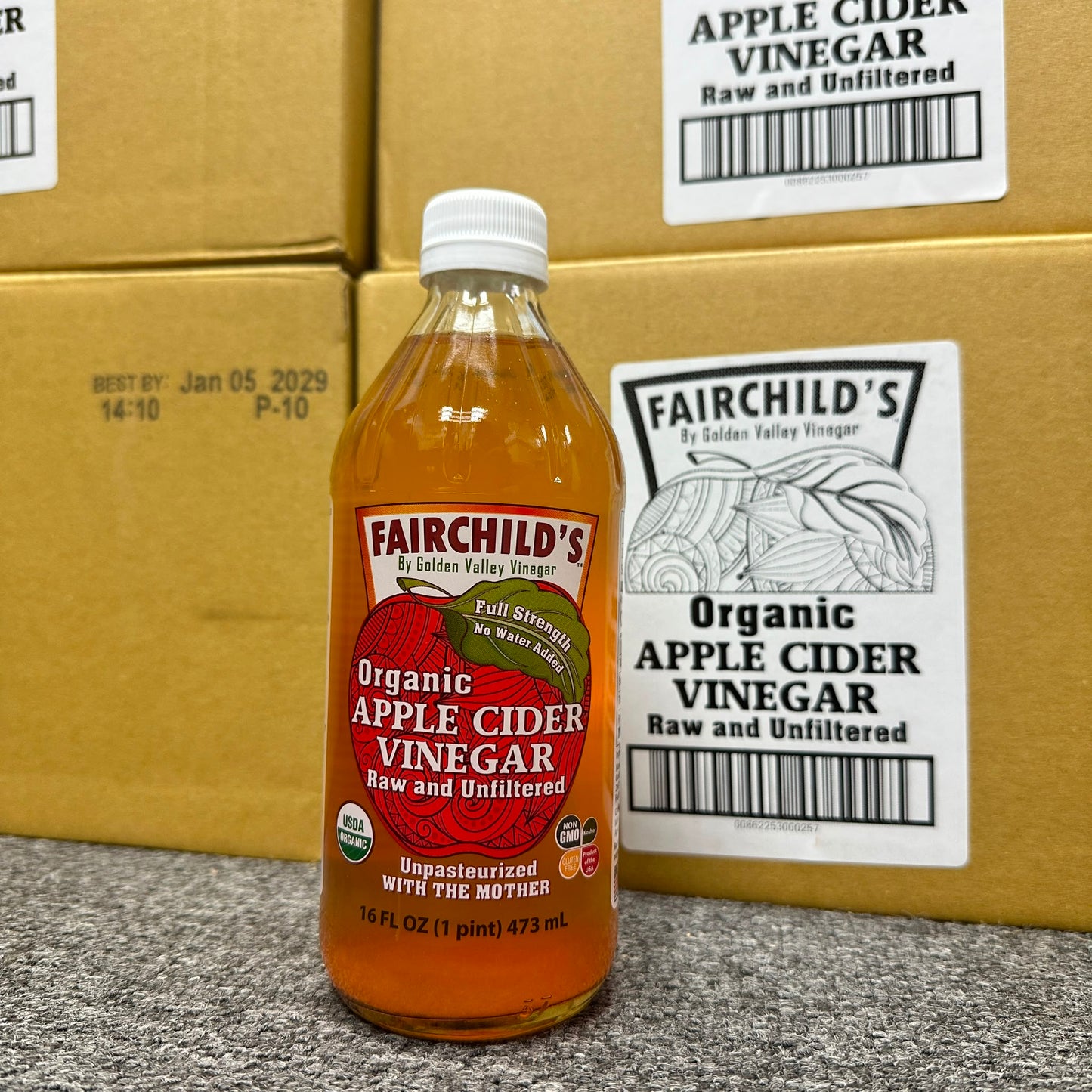 Fairchild's 美國有機蘋果醋濃縮純正(無加水稀釋)*此產品僅限中国内地銷售